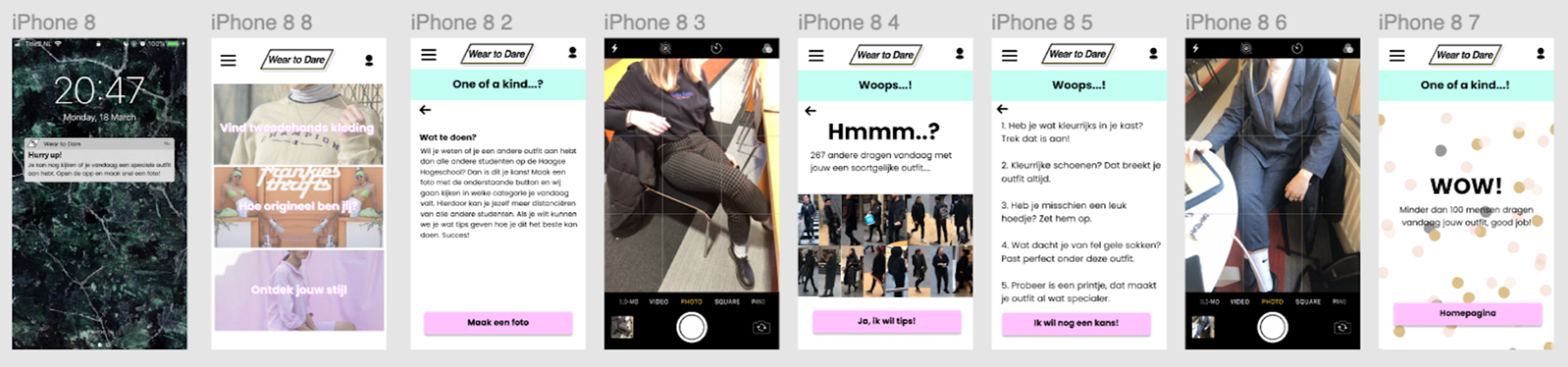 App screens row 1