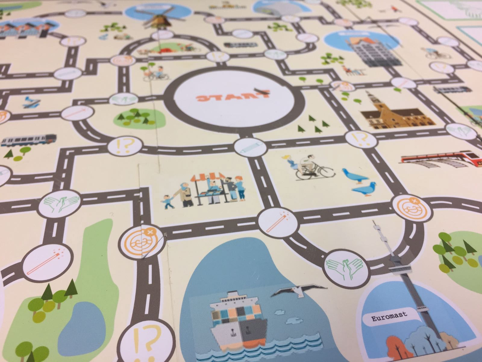 Board game detail close-up