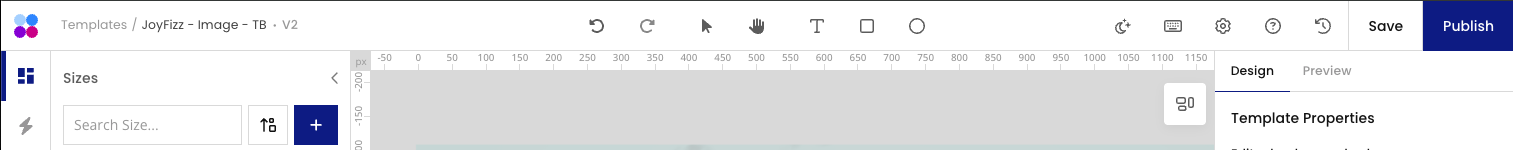 Toolbar — before