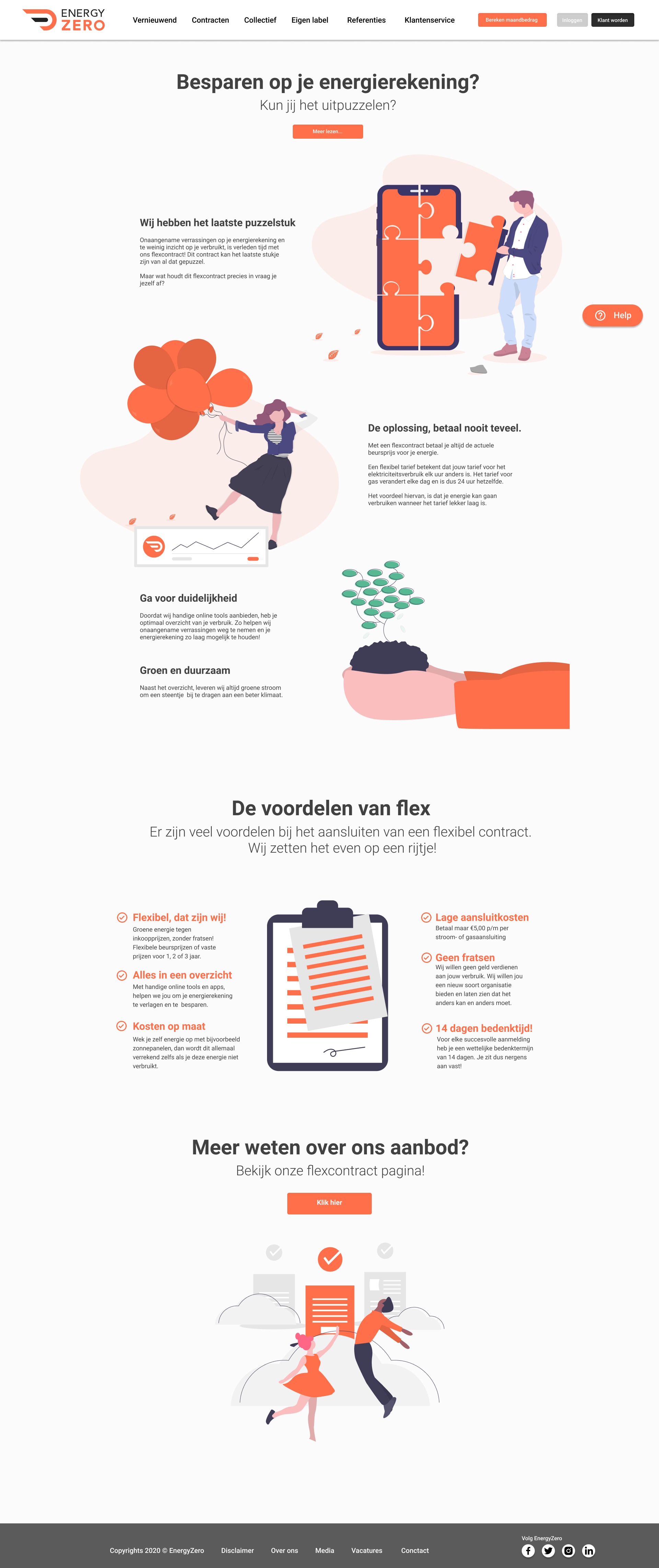 EnergyZero storytelling one-pager