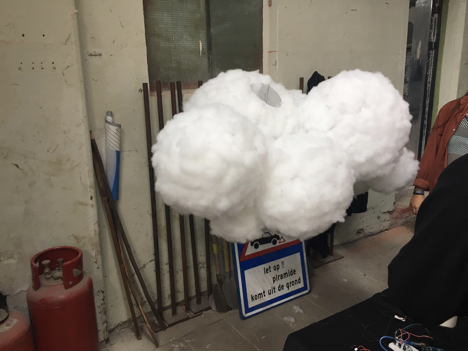 Cloud mounted on the wall